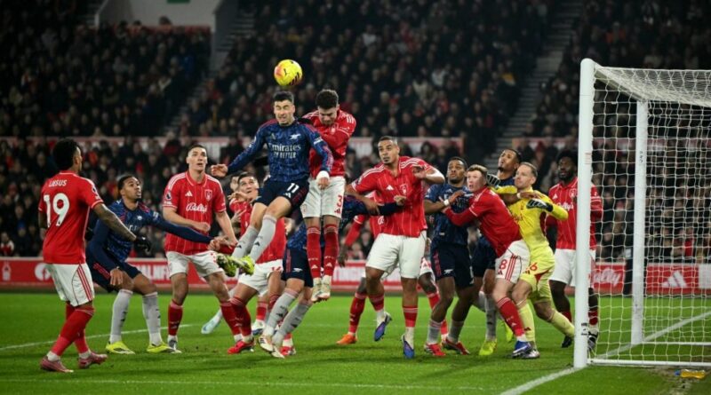 Arsenal extend Premier League lead despite goalless draw at Forest