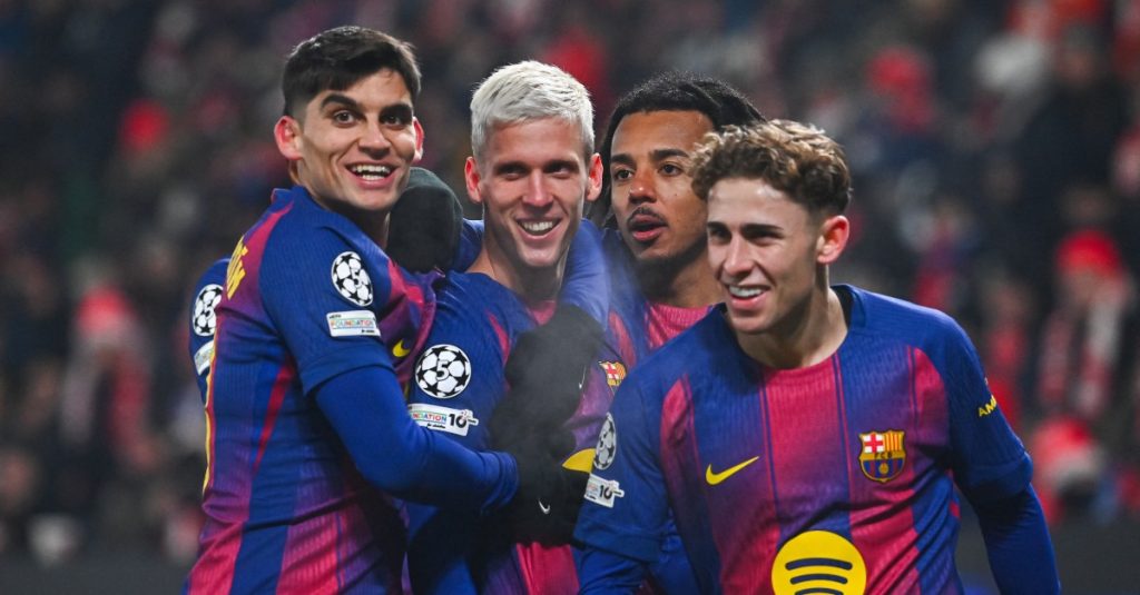 Fermin Lopez brace hands Barcelona win at Slavia Prague