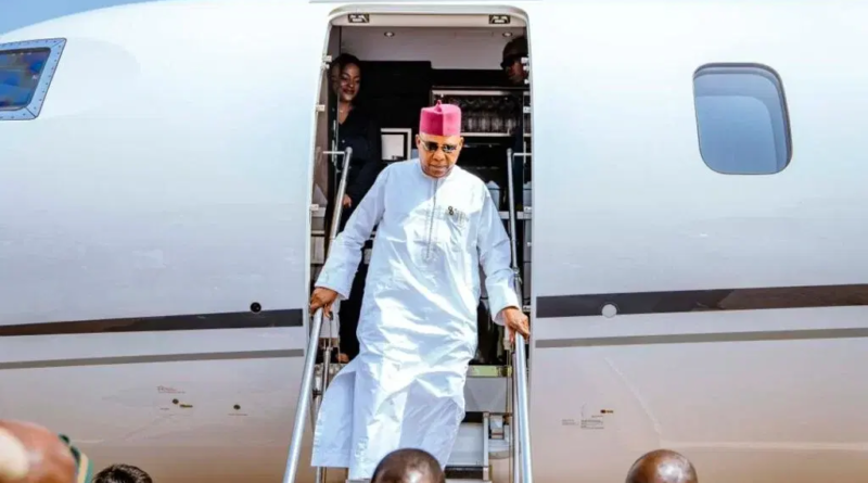 Shettima arrives Guinea for President Doumbouya’s inauguration