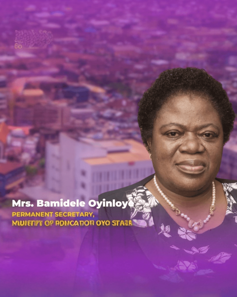 Portrait of Mrs. Bamidele Toyin Oyinloye, Permanent Secretary, Ministry of Education, Oyo State.