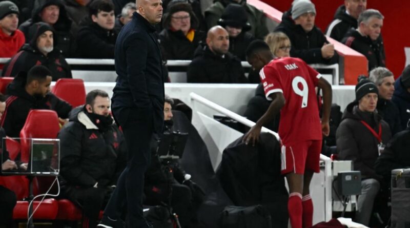 Liverpool boss Slot says Isak in ‘final stages of rehab’