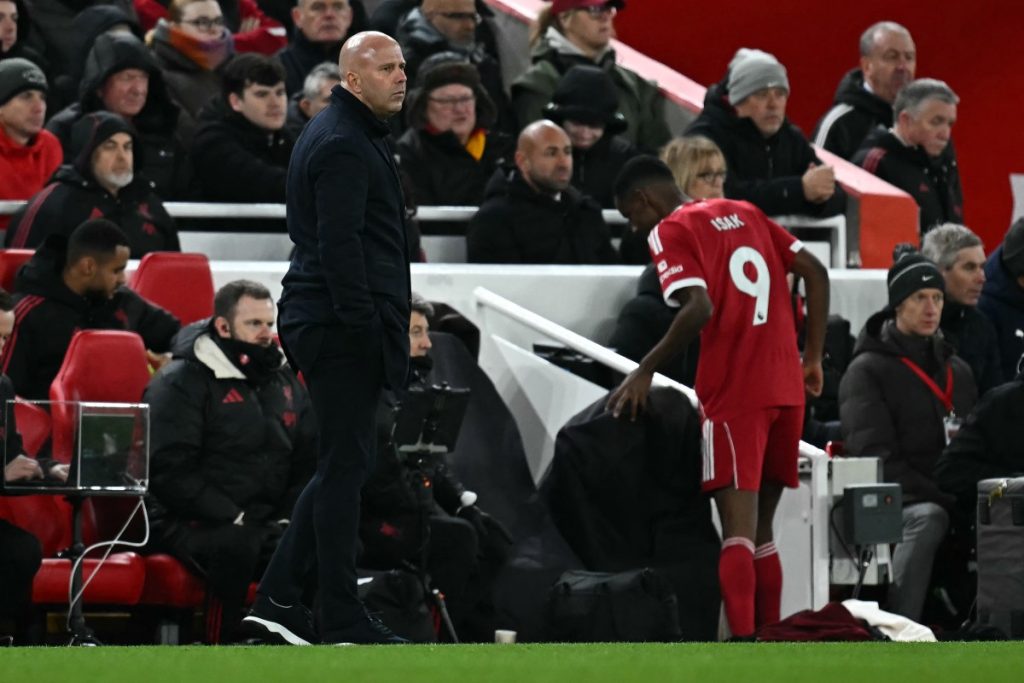 Liverpool boss Slot says Isak in ‘final stages of rehab’