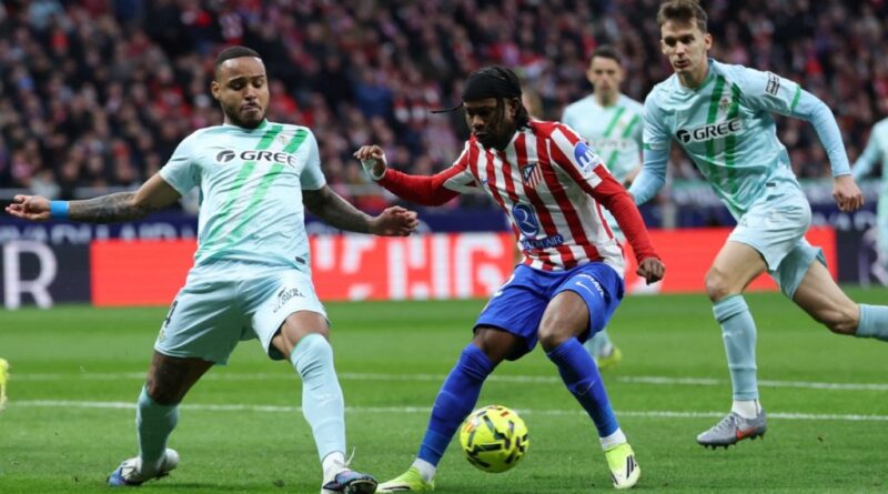 Lookman’s Atletico Madrid slump to 1-0 defeat against Betis