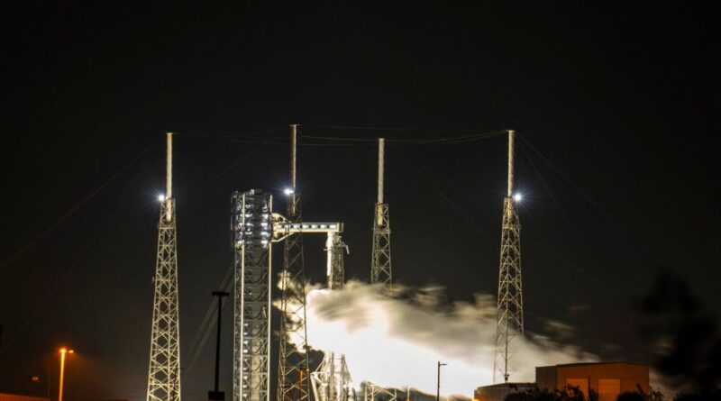 International crew set to dock at space station