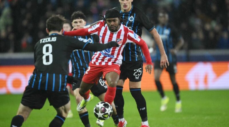 Onyedika, Lookman on target as Club Bruge, Atletico share 3-3 draw