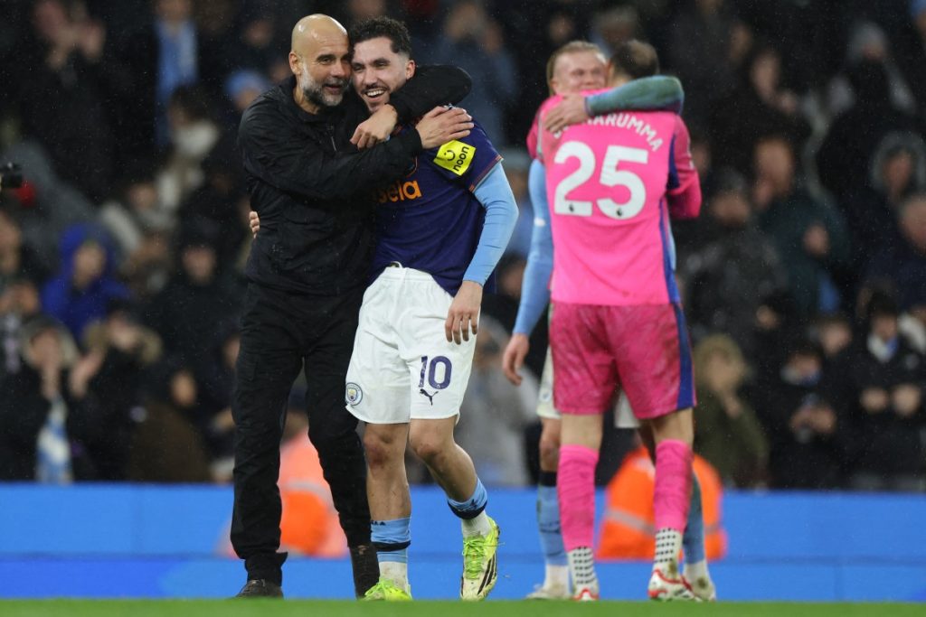 Man City close gap on Arsenal after O’Reilly sinks Newcastle