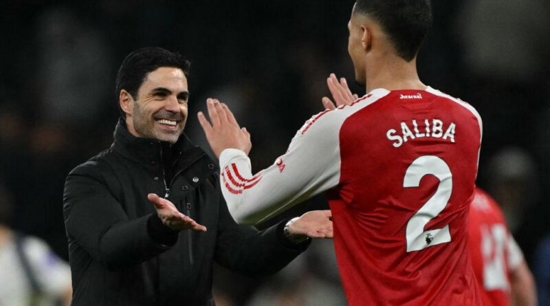 Thrashing Spurs dragged Arsenal out of title hell – Arteta