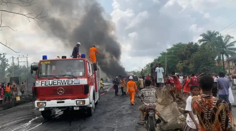 Tanker explosion claims lives of driver, conductor in Anambra