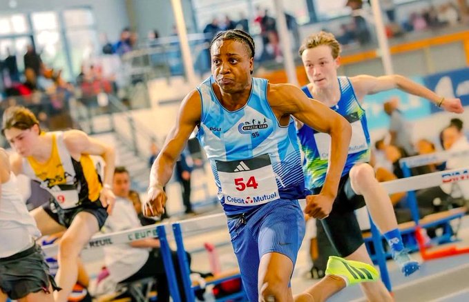 Meet 16-yr-old Nigerian Jared Ejiasian who broke world record in 60m hurdles