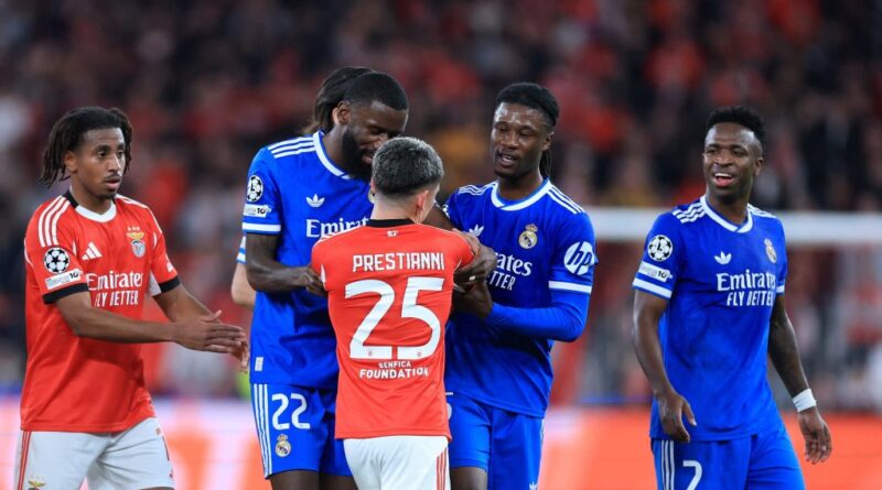 Benfica suspend five fans for alleged racist remarks in Madrid loss