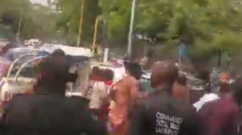 Video/Photos: Police tear-gas Lagos residents protesting Makoko demolitions