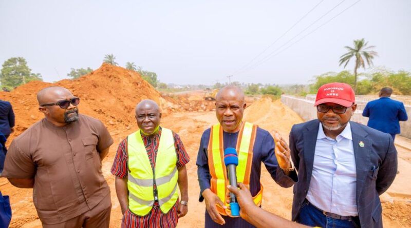 Gov. Mbah inspects 44.1 km Enugu-Opi-Nsukka Road dualisation project