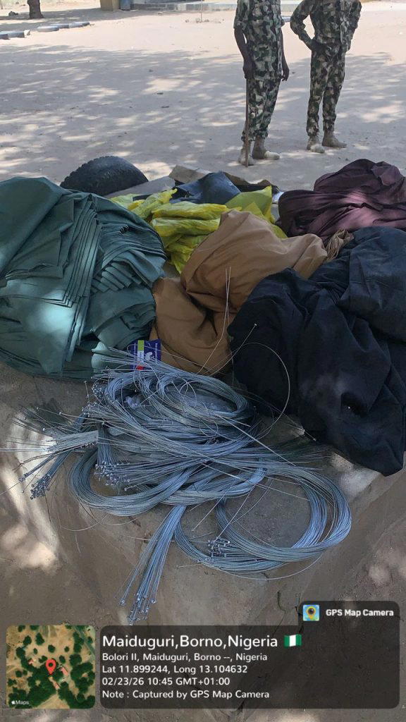OPHK troops arrest 3 suspects with Boko Haram uniform fabrics
