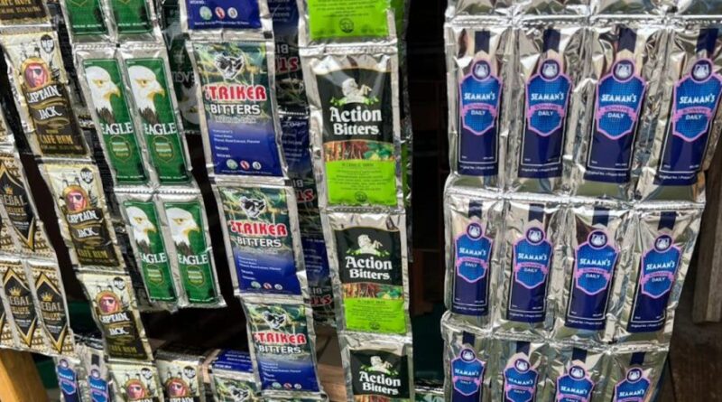 Sachet alcohol