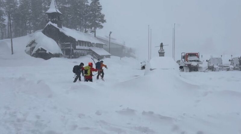 Nine skiers missing in California avalanche