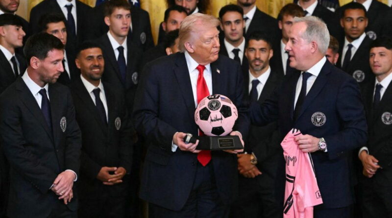 Trump honors Messi and MLS Cup champion Miami teammates