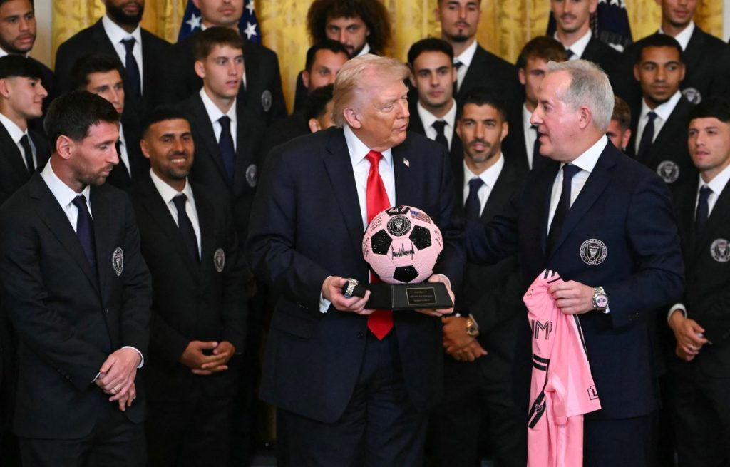 Trump honors Messi and MLS Cup champion Miami teammates