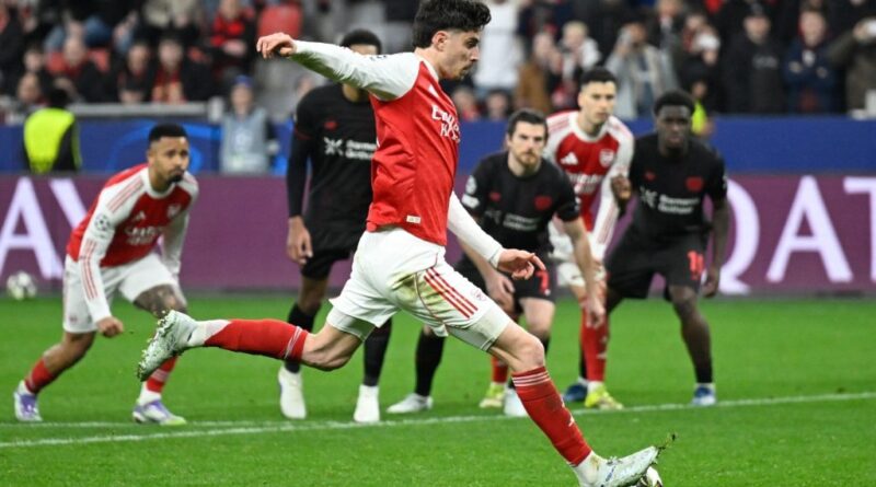 Late Havertz penalty snatches Arsenal draw at Leverkusen