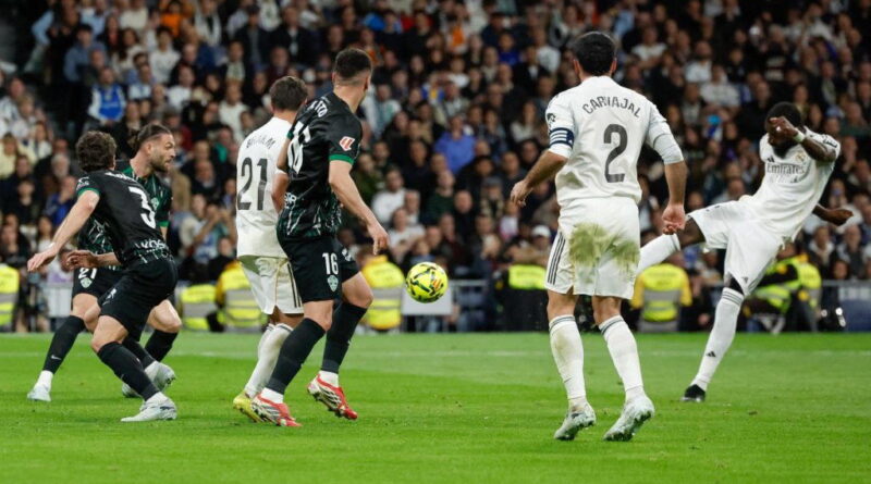 Guler scores from own half as Real Madrid thrash Elche