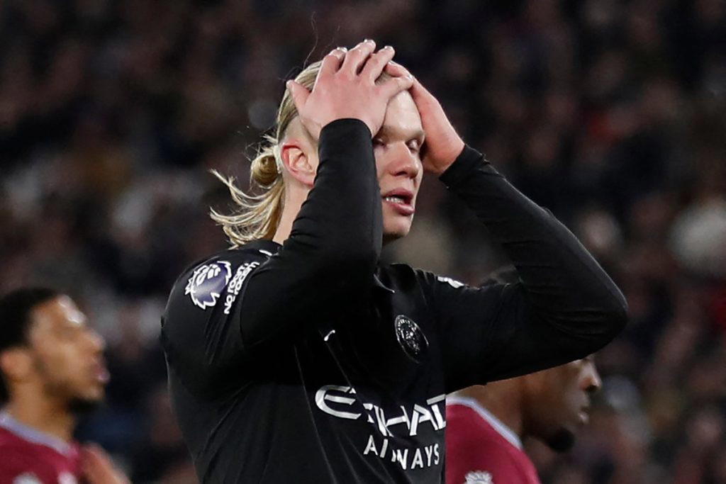 Man City’s PL title bid rocked by draw at West Ham