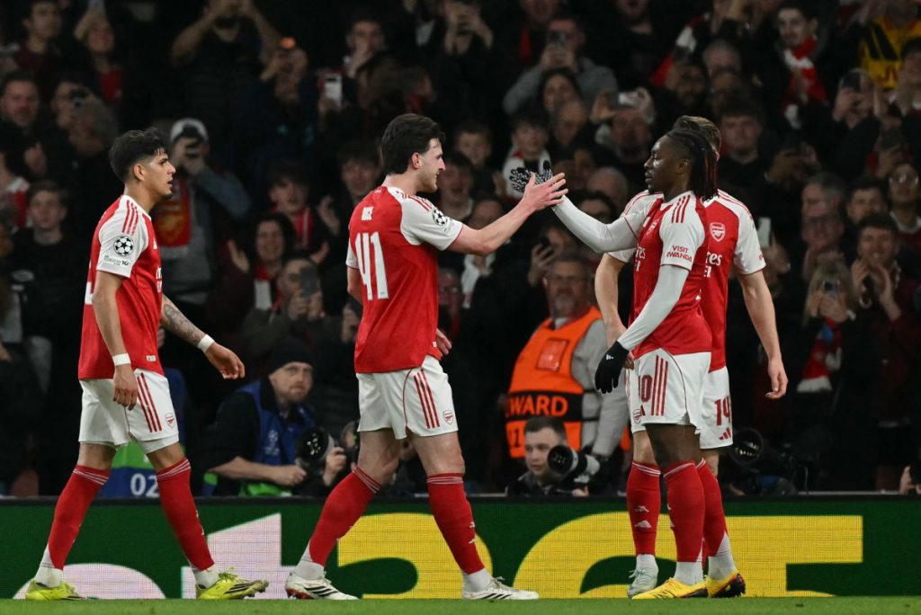 Eze rocket fires Arsenal into Champions League quarters