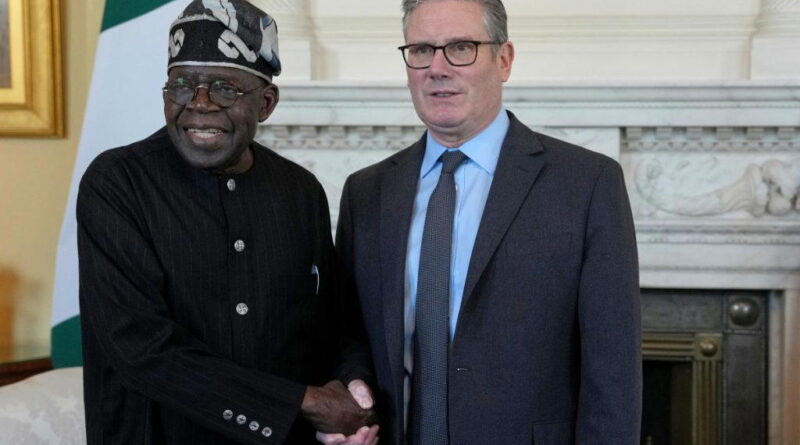 Photos: Tinubu meets UK PM Starmer during state visit