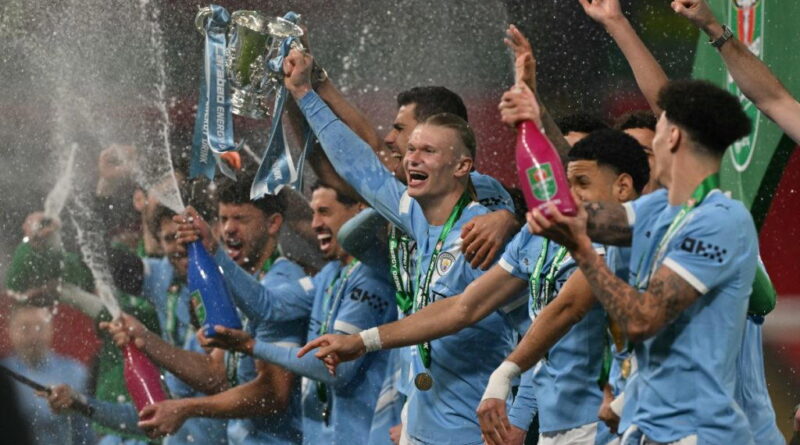 Man City defeat Arsenal in League Cup final as O’Reilly bags brace