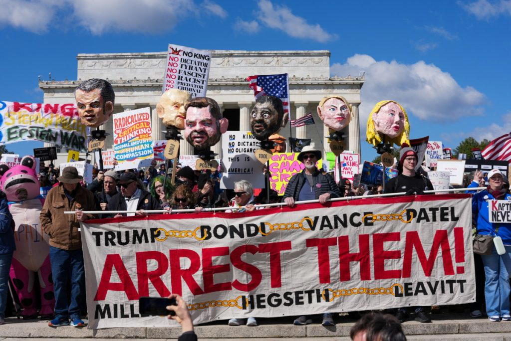 Anti-Trump protests launch on ‘No Kings’ day in US