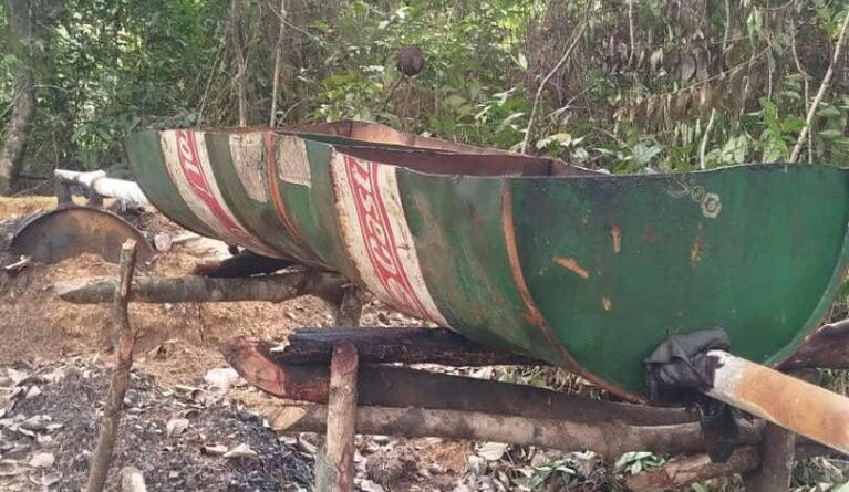 Navy recovers over 20,000 ltr of crude oil from illegal refining site in Bonny