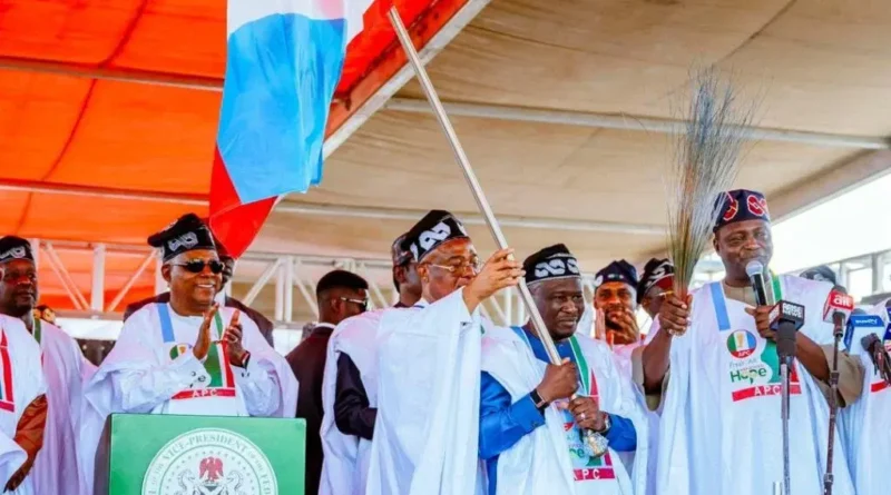 Shettima, others laud Fintiri, supporters for joining APC