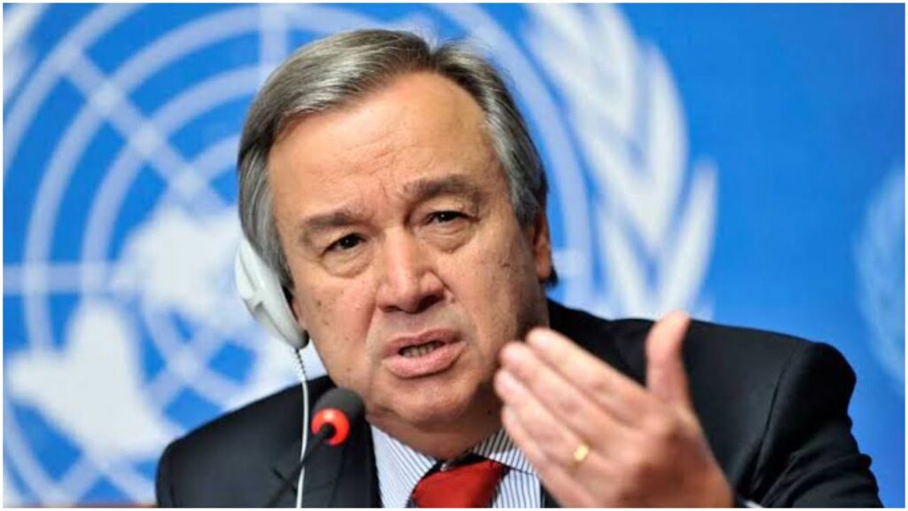 UN Secretary-General, Antonio Guterres