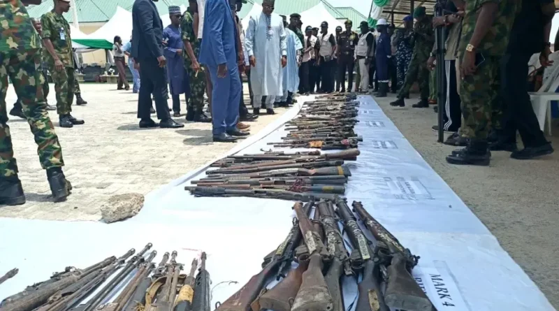 Nigeria strengthens security drive, destroys 2,800 illicit weapons