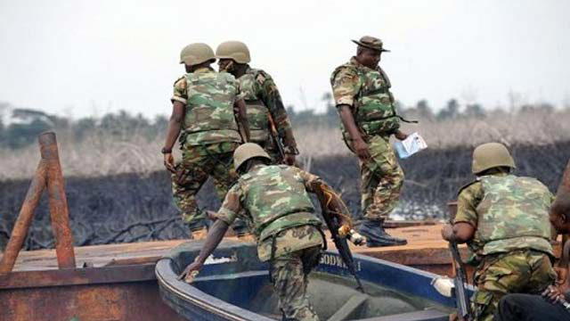 Rivers: Navy destroys illegal crude oil storage site