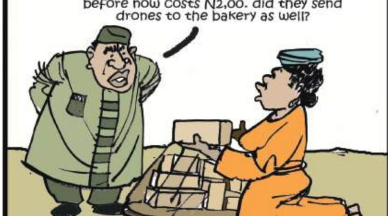 Cartoon: Iran and Agege bread