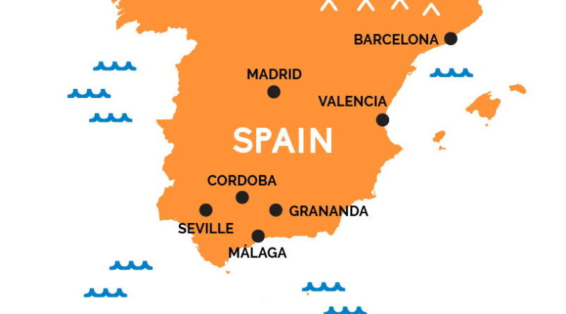 Spain map