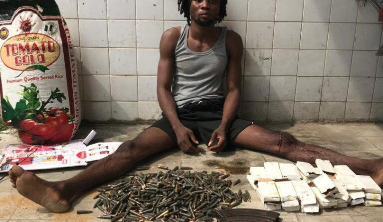 DSS arrests suspected gunrunner, recover 832 rounds of ammunition