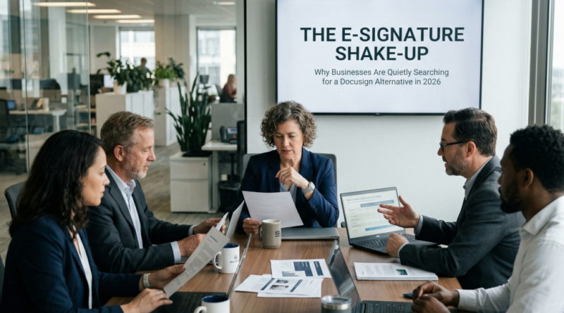The E-Signature Shake-Up Why Businesses Are Quietly Searching for a Docusign Alternative in 2026