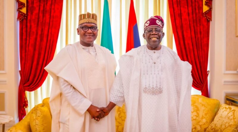 Dangote meets Tinubu in Lagos, says UK visit will open doors