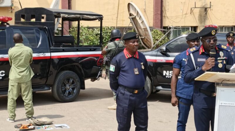 NSCDC nabs 27-yr old who faked call-up letter, taught for a year