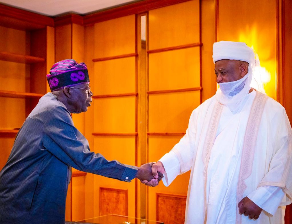 Photos: Sultan of Sokoto visits Tinubu