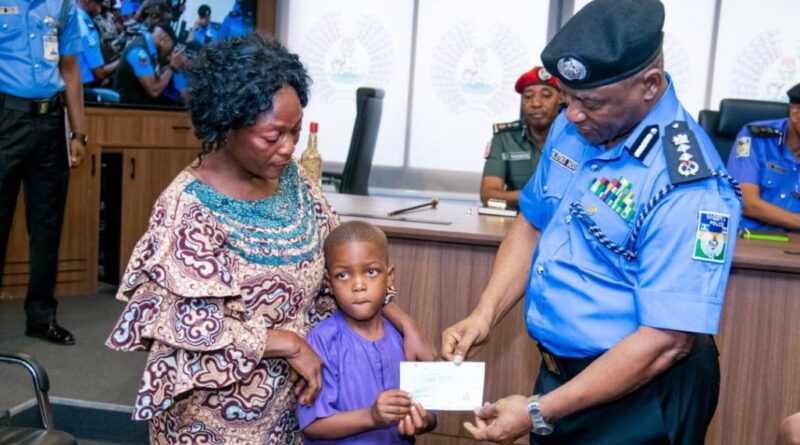 IGP Disu disburses N2.43bn to families of fallen police officers