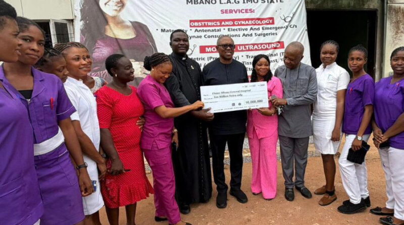 Obi donates ₦10m to Ehime General Hospital, calls for greater support to health sector