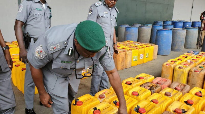C’River: Customs seizes 14,375 litres of PMS bound for Cameroon