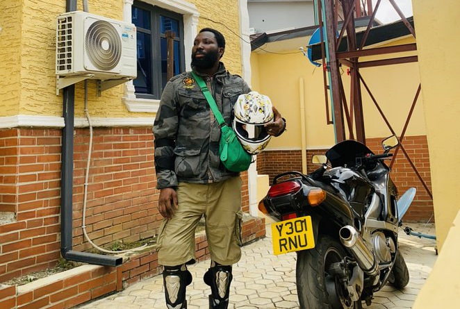 Popular Nigerian biker Onifoto dies in lone Lagos crash