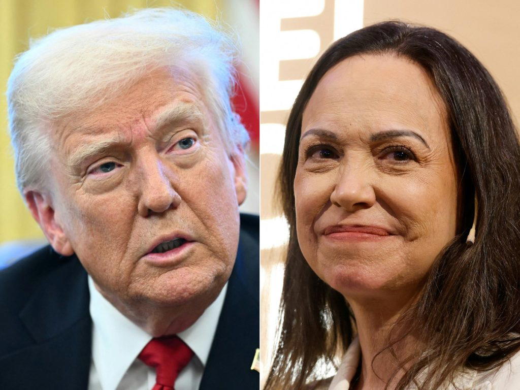 Venezuela’s Machado says doesn’t regret gifting Nobel Peace Prize to Trump