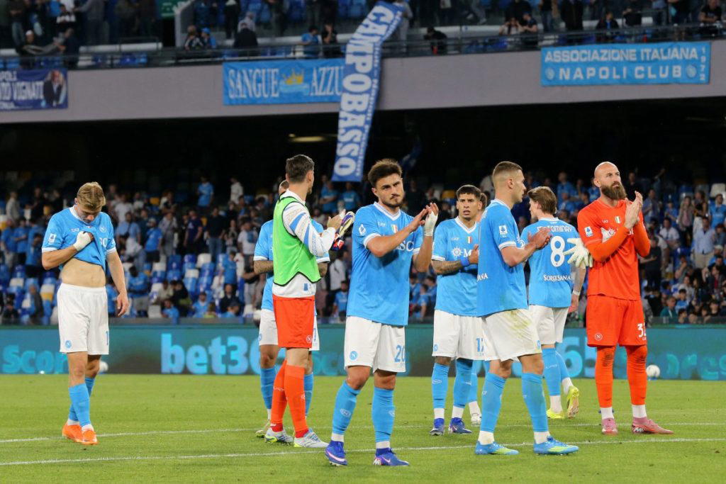 Napoli’s Serie A title defence nears end with Lazio defeat