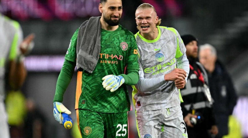 Manchester City go top of Premier League as Burnley relegated