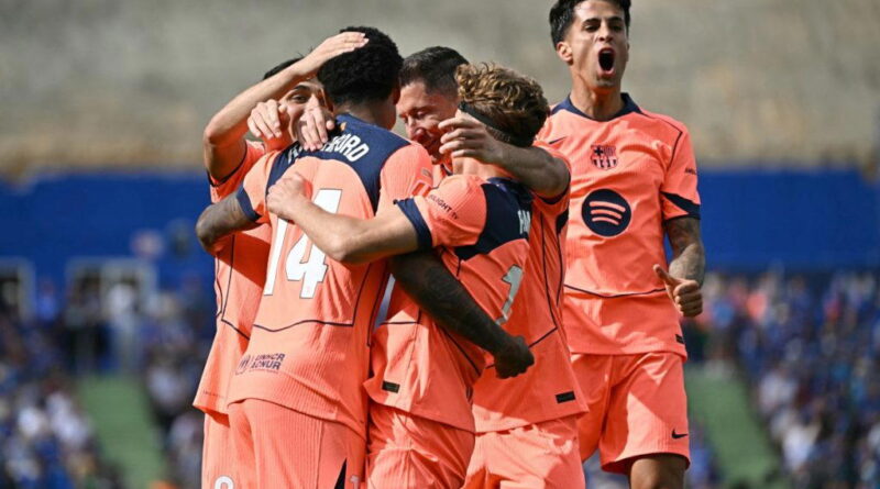 Barca on brink of La Liga triumph with Getafe win
