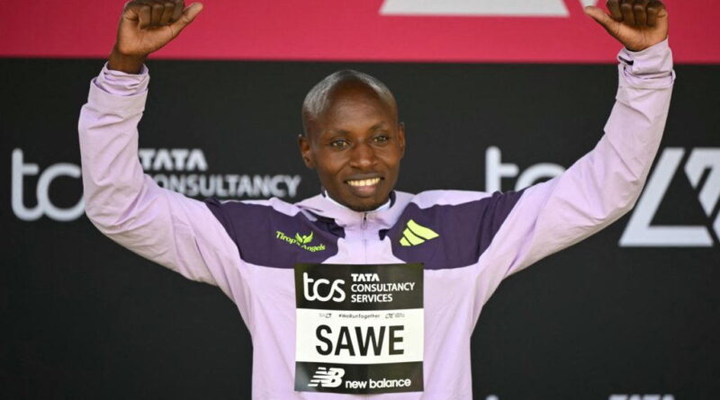 Kenya’s Sabastian Sawe becomes first person to run marathon under two hours