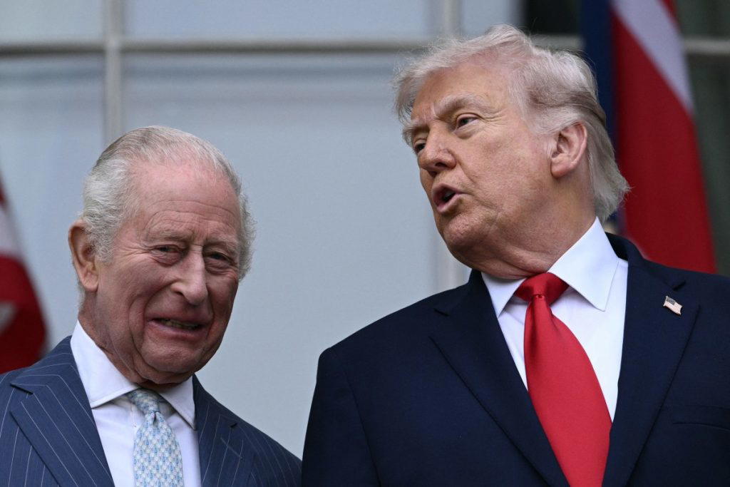 Trump hails British as ‘friends’ as king visits amid Iran tensions